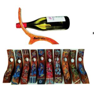 WineBottle Holders Painted