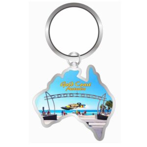 Keyring Carded Surfers Paradise