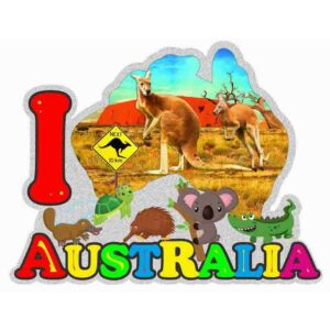 Magnet Aluminum Australian Animals