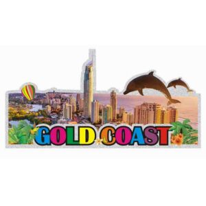 Magnet Aluminum Dolphin Gold Coast