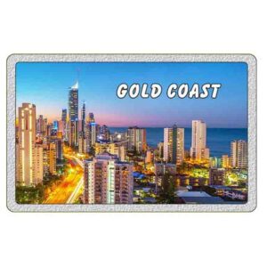 Magnet Aluminum Rectangle Gold Coast