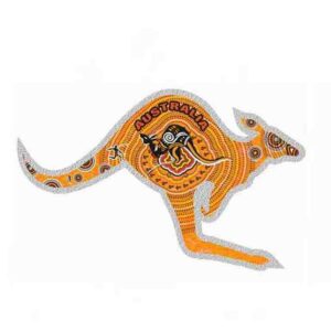 Magnet Aluminum Kangaroo Aboriginal