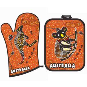 Mitten and Potholder Aboriginal Set