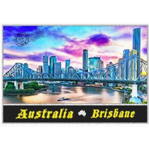 Postcard Brisbane Bridge