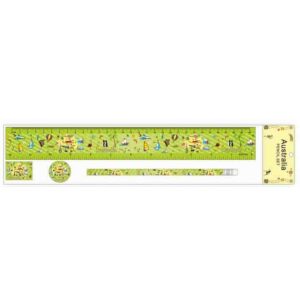 Stationery Set Map Green