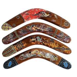 Hand Painted 14 Inch Boomerang