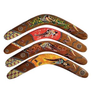 Hand Painted 18 Inch Boomerang