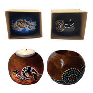 Candle Wooden Tealight Round