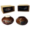 CANDW 03 Boxed Candle Wooden Oval