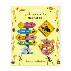 Magnet Aluminum Map 3PC Roadsign Koala