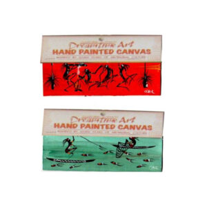 Hand Painted Fine Art Canvas 15*5cm Loose