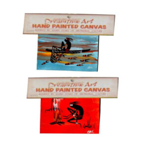 Hand Painted Fine Art Canvas 10*7cm Loose