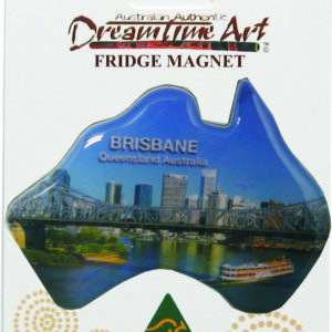 Australian Map Brisbane Australian Made Resin Magnets