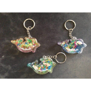 Keyring Acrylic Dolphin