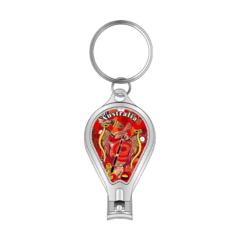 KC-01-NC Keyring Carded Aboriginal Yellow