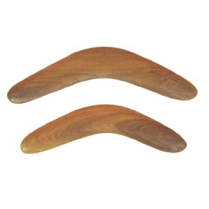 Blank Hardwood Boomerang 6″