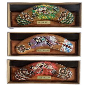 Boxed Hand Painted 6 Inch Boomerang
