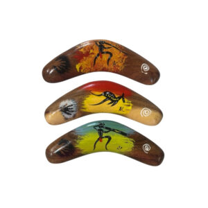 Hand Painted Arthur Conlon 6 Inch Boomerang