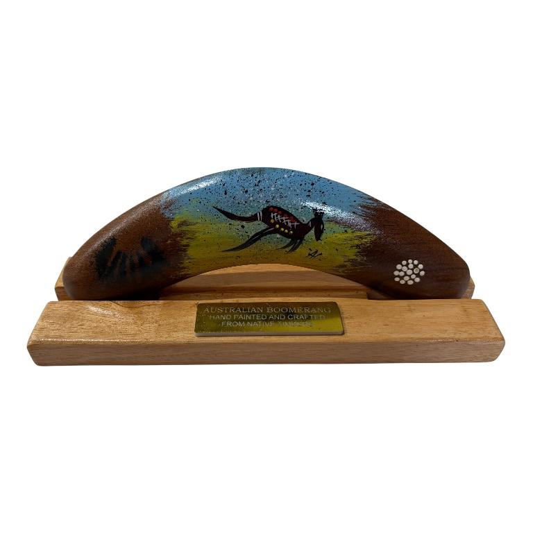 Boxed 8 Inch Arthur Conlon Boomerang with Stand 7 Boxed 8 Inch Arthur Conlon Boomerang with Stand - Image 5