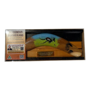 Boxed 12 Inch Arthur Conlon Boomerang with Stand