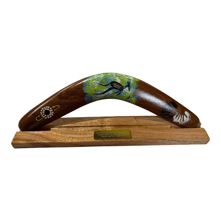 Boxed 14 Inch Arthur Conlon Boomerang with Stand 8 Boxed 14 Inch Arthur Conlon Boomerang with Stand - Image 6