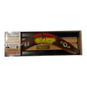 Boxed 14 Inch Arthur Conlon Boomerang with Stand