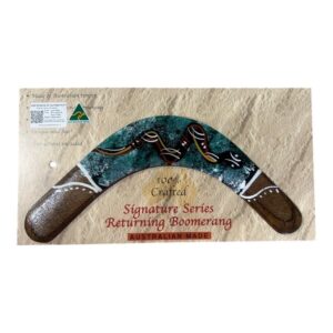 12 Inch Hand Painted Timber Returner Carded