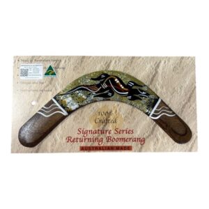 12 Inch Hand Painted Timber Returner Carded