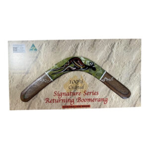 14 Inch Hand Painted Timber Returner Carded