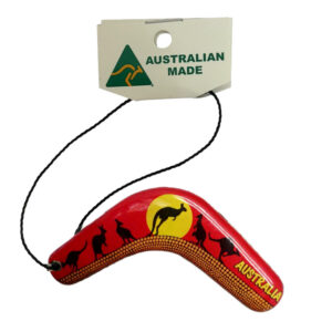 Boomerang Roo Sunset Australian Made Resin Christmas Ornament