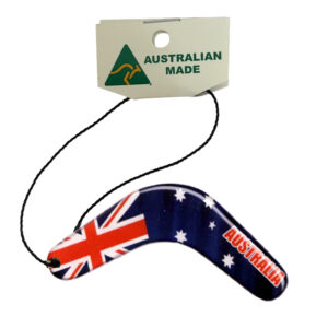 Boomerang Australia Flag Australian Made Resin Christmas Ornament